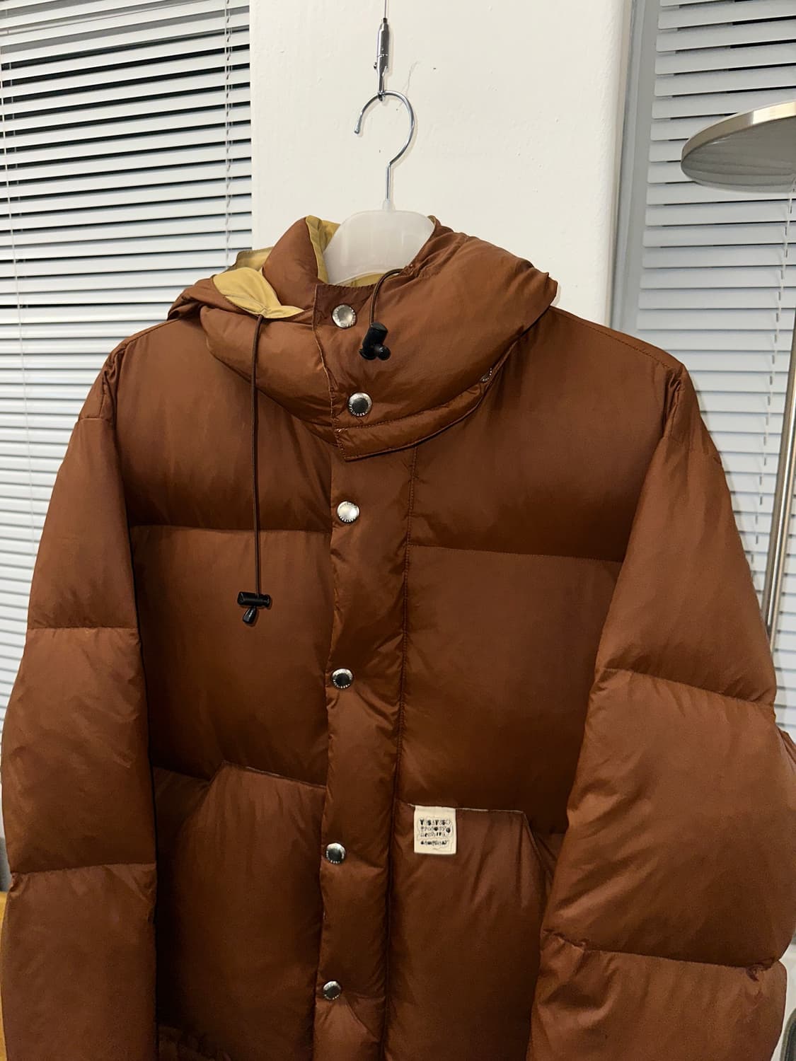 YESEYESEE 덕다운 후드 패딩 (M)브라운 상품이미지2