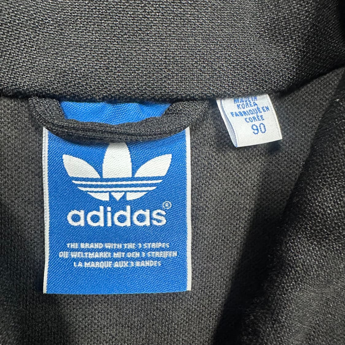 ✨ (바배) 아디다스 파이어버드 유로파 블랙 트랙탑 져지 상품이미지3