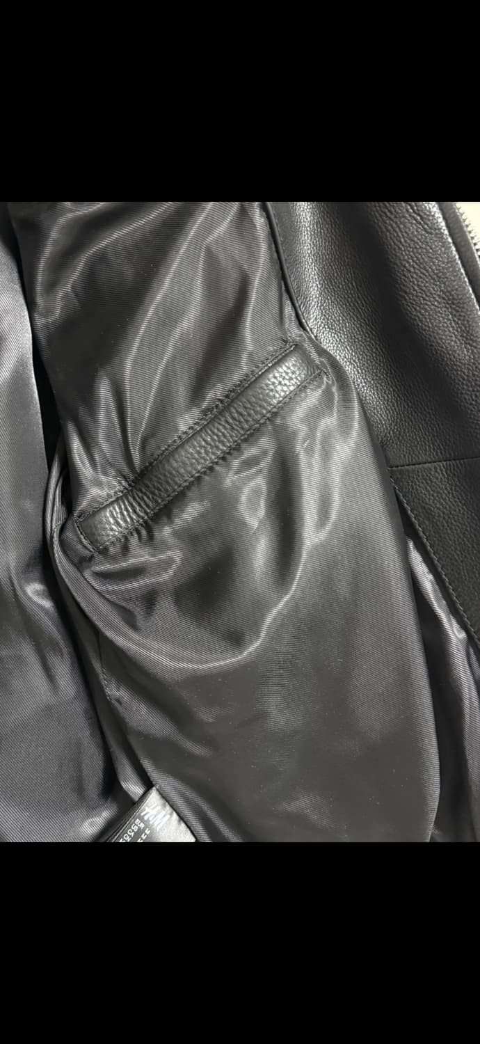H&M 리얼소가죽 라이더자켓 M사이즈 (새상품) 상품이미지5
