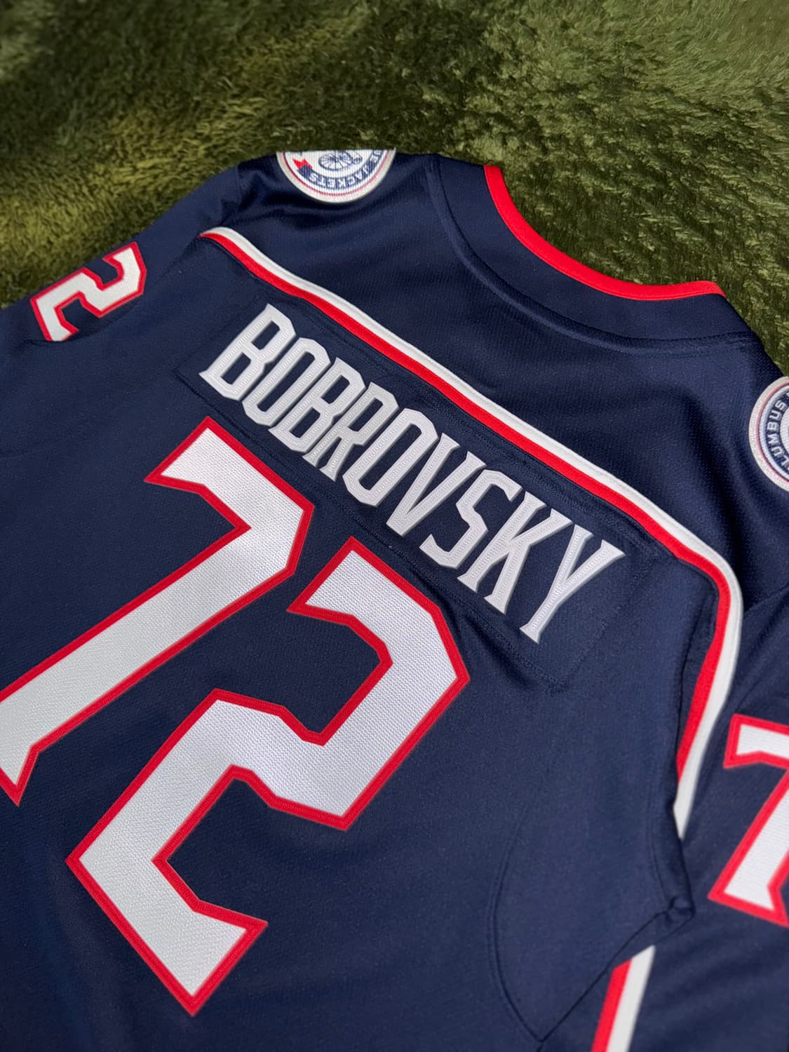 [M] 파나틱스 콜럼버스 블루재키츠 보브로프스키 72 NHL 하키 져지 상품이미지8