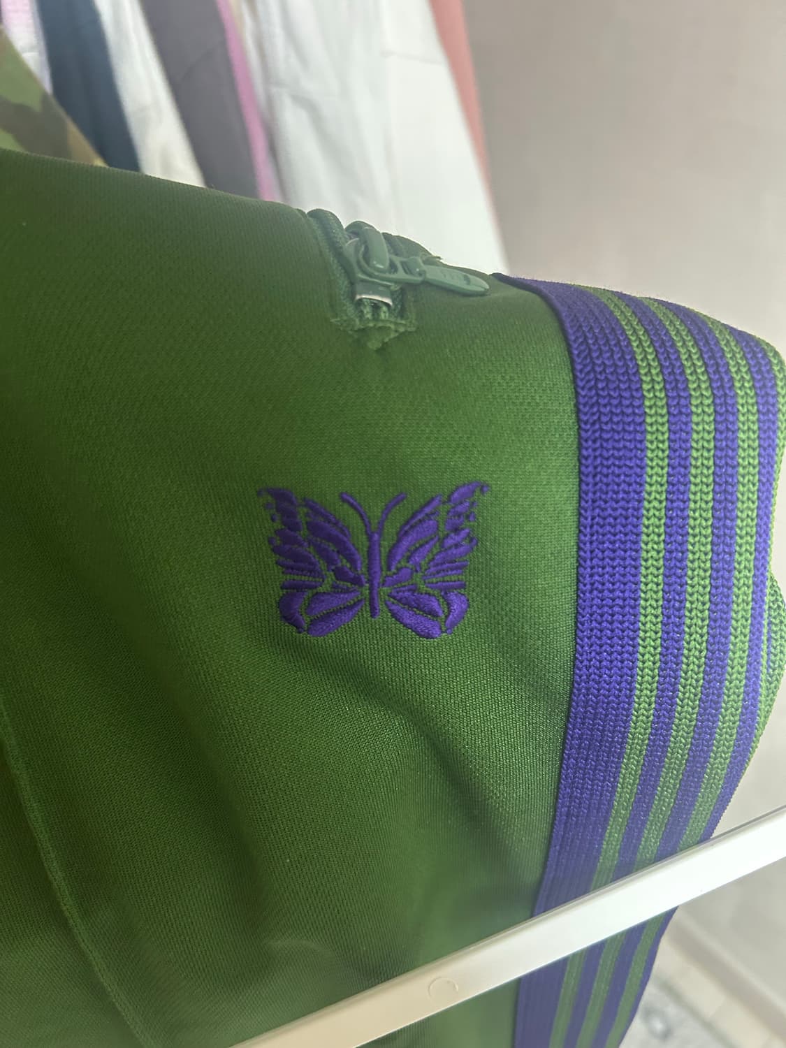 니들스 아이비 그린 셋업 xl 맨투맨,팬츠 상품이미지1