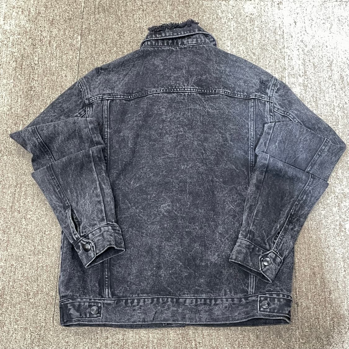 (M) Forever 21 빈티지 블랙 데님 자켓 상품이미지8