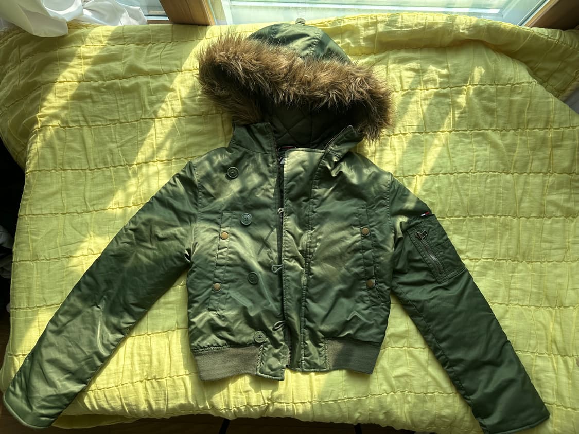 크롭 봄버 타미걸 y2k 상품이미지1