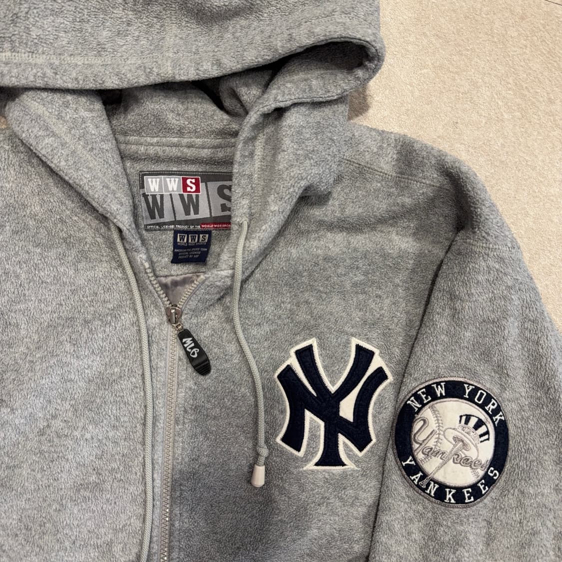 WWS 플리스 후드 집업 상품이미지2