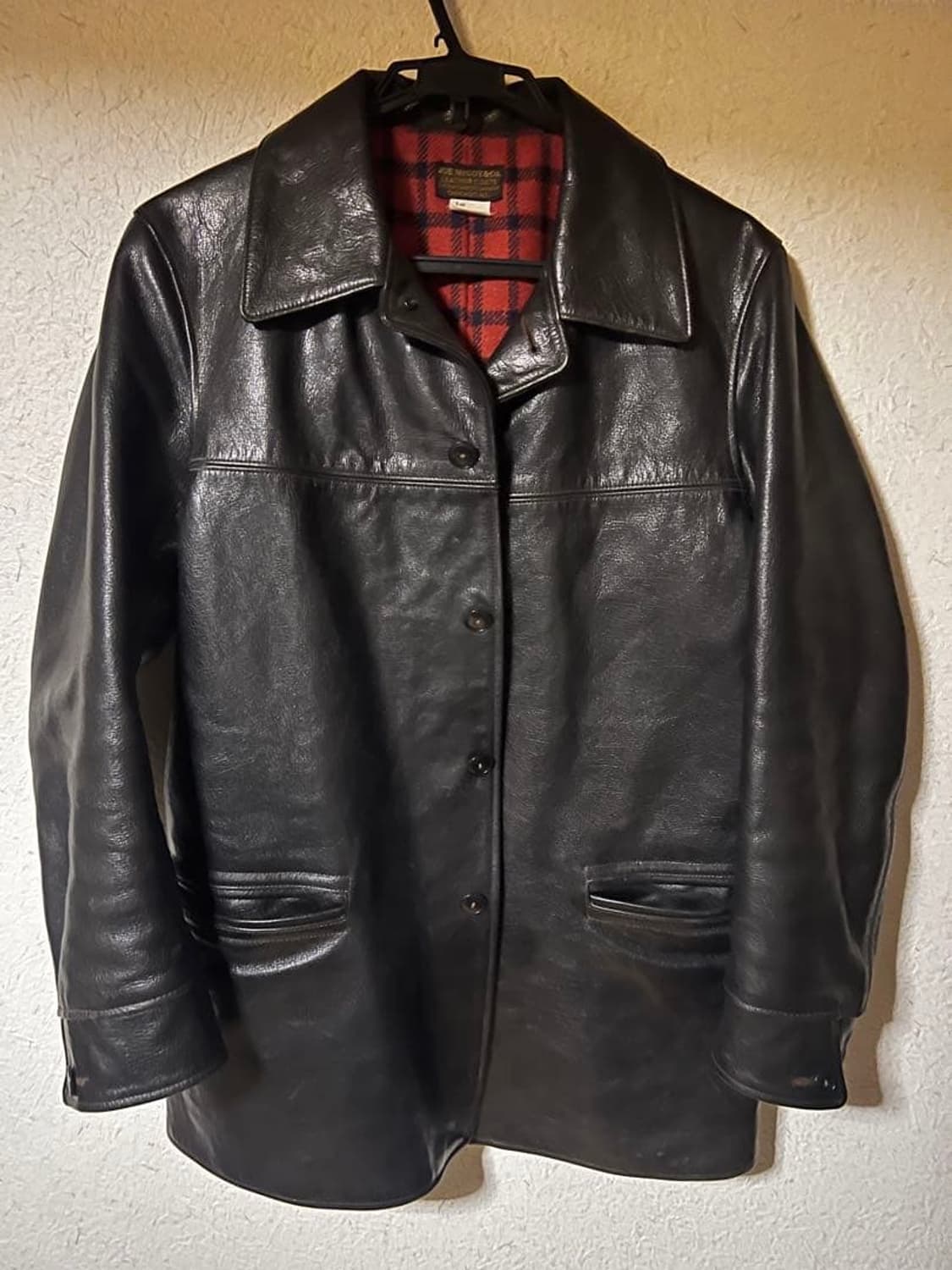 (42) 리얼맥코이 조맥코이 카코트 가죽자켓 상품이미지1