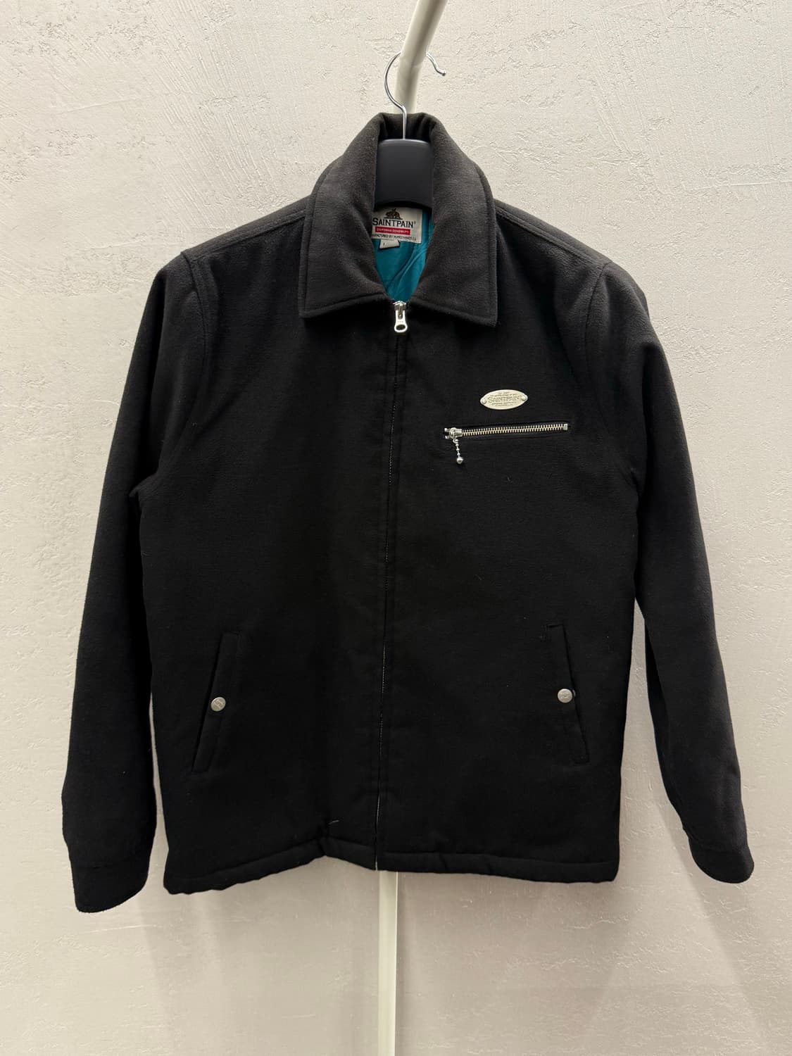 Saintpain 세인트페인 모직 울 누빔 점퍼 웨스트 집업 L 상품이미지2
