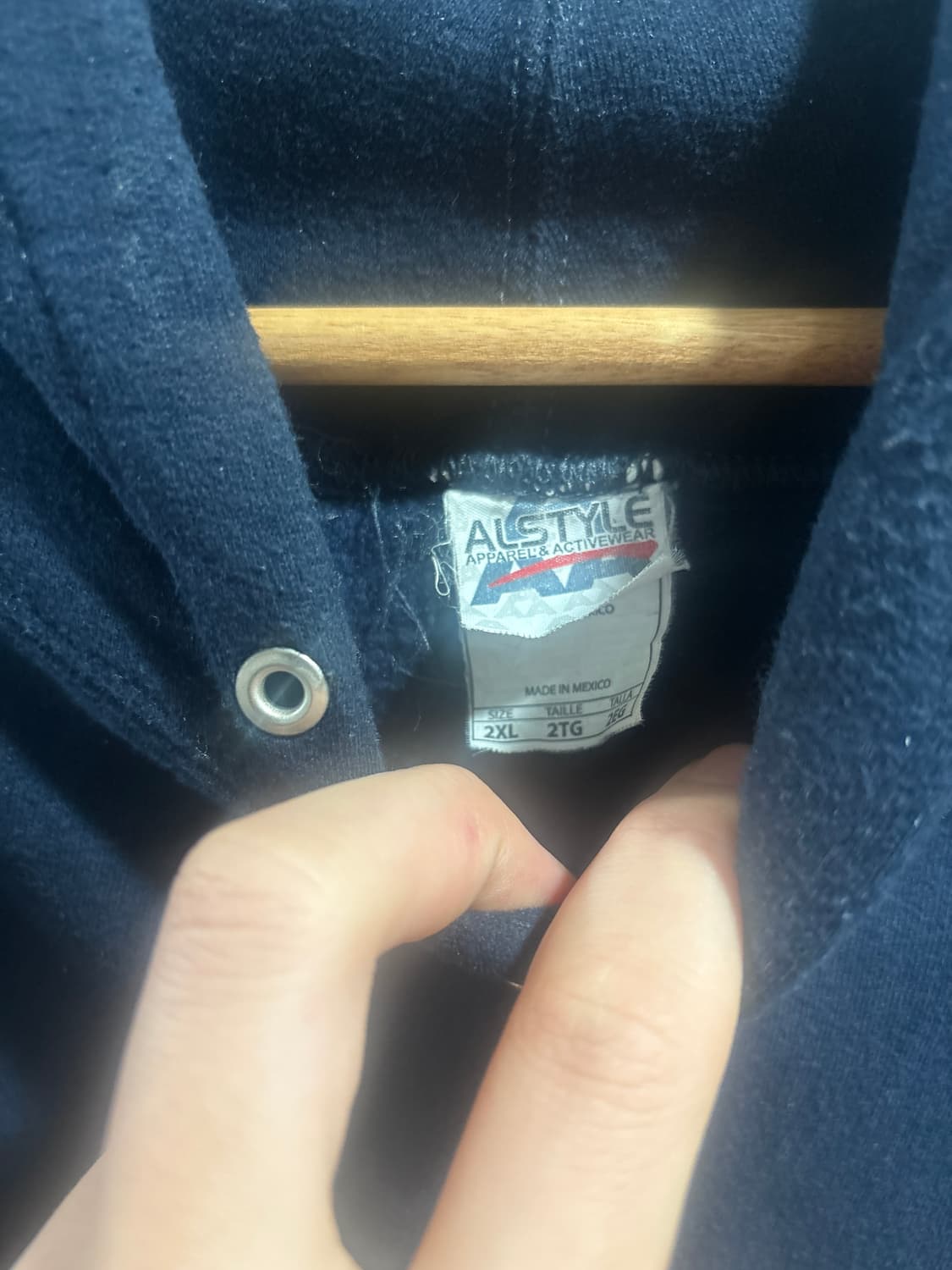 트리플에이 후드 네이비 상품이미지2