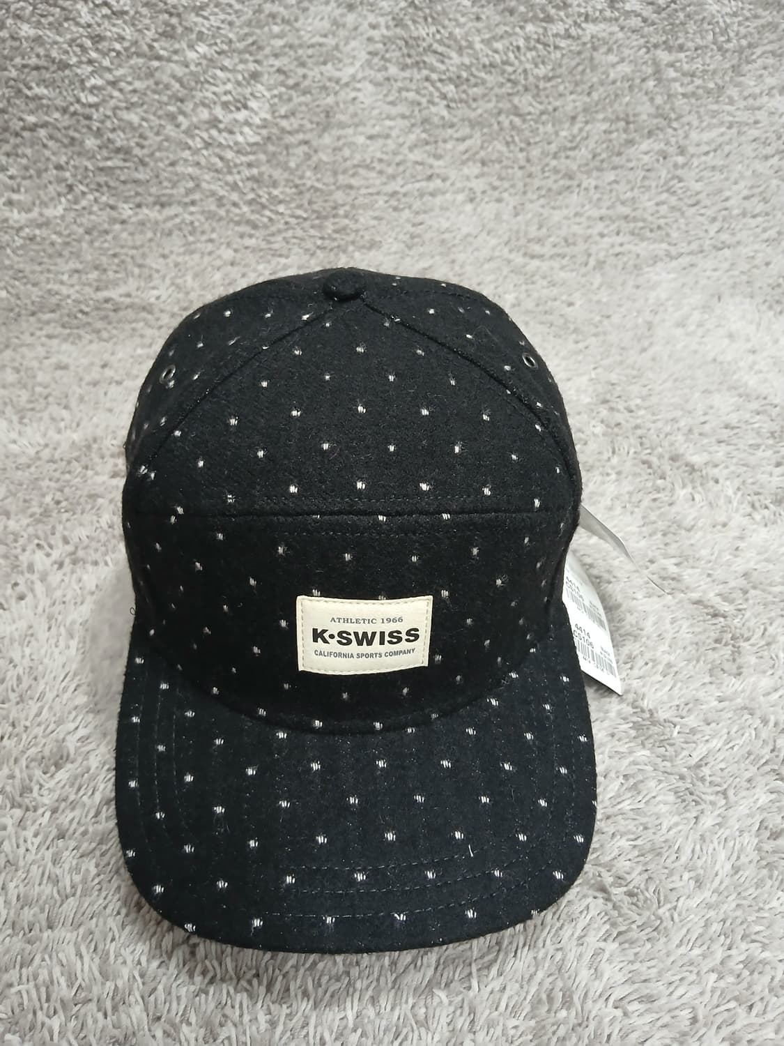 K-SWISS 따뜻한울소재 블랙 캡모자 새제품 상품이미지1