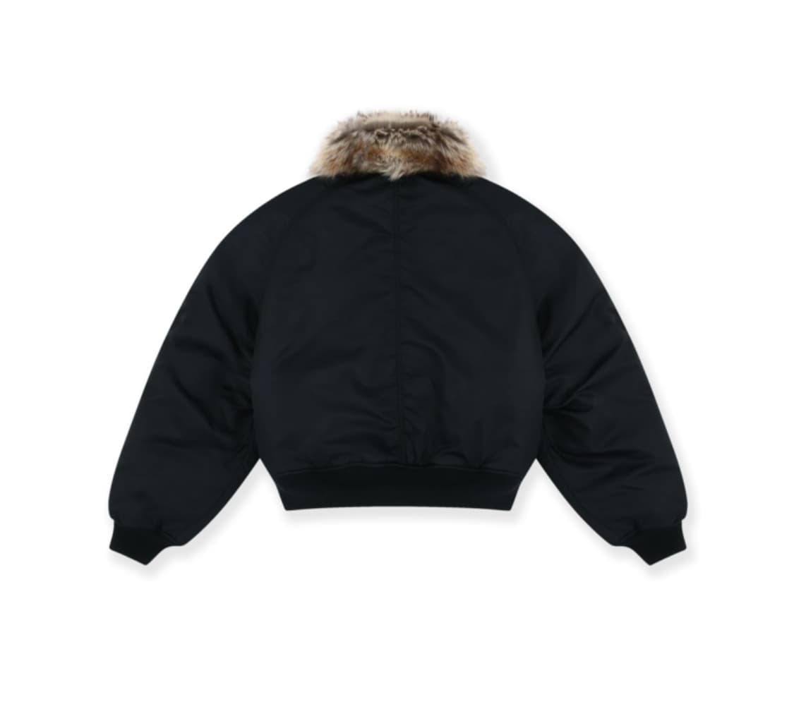 프로토콜인덱스 숄더 퍼 N2B 자켓 블랙 상품이미지2