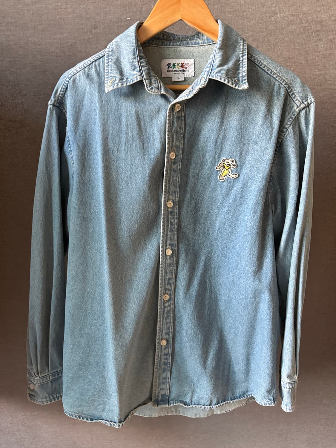 디스이즈네버댓 데님셔츠 상품이미지1