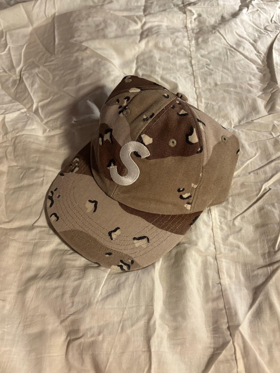 슈프림 FW24 S로고 6패널캡 데저트카모 상품이미지2