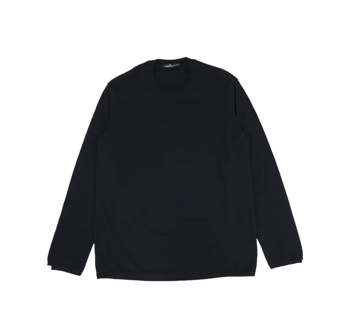 꼼데가르송 옴므 플러스 더블 니트 울 블랙 상품이미지1