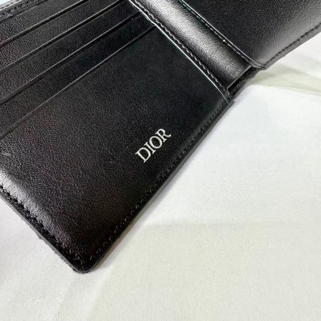 디올 컴팩트 코인 지갑 & 블랙 디올 오블리크 자카드 상품이미지2