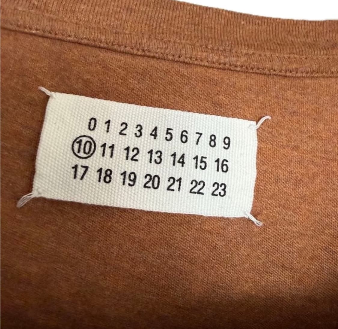 maison margiela t-shirts brown 상품이미지3