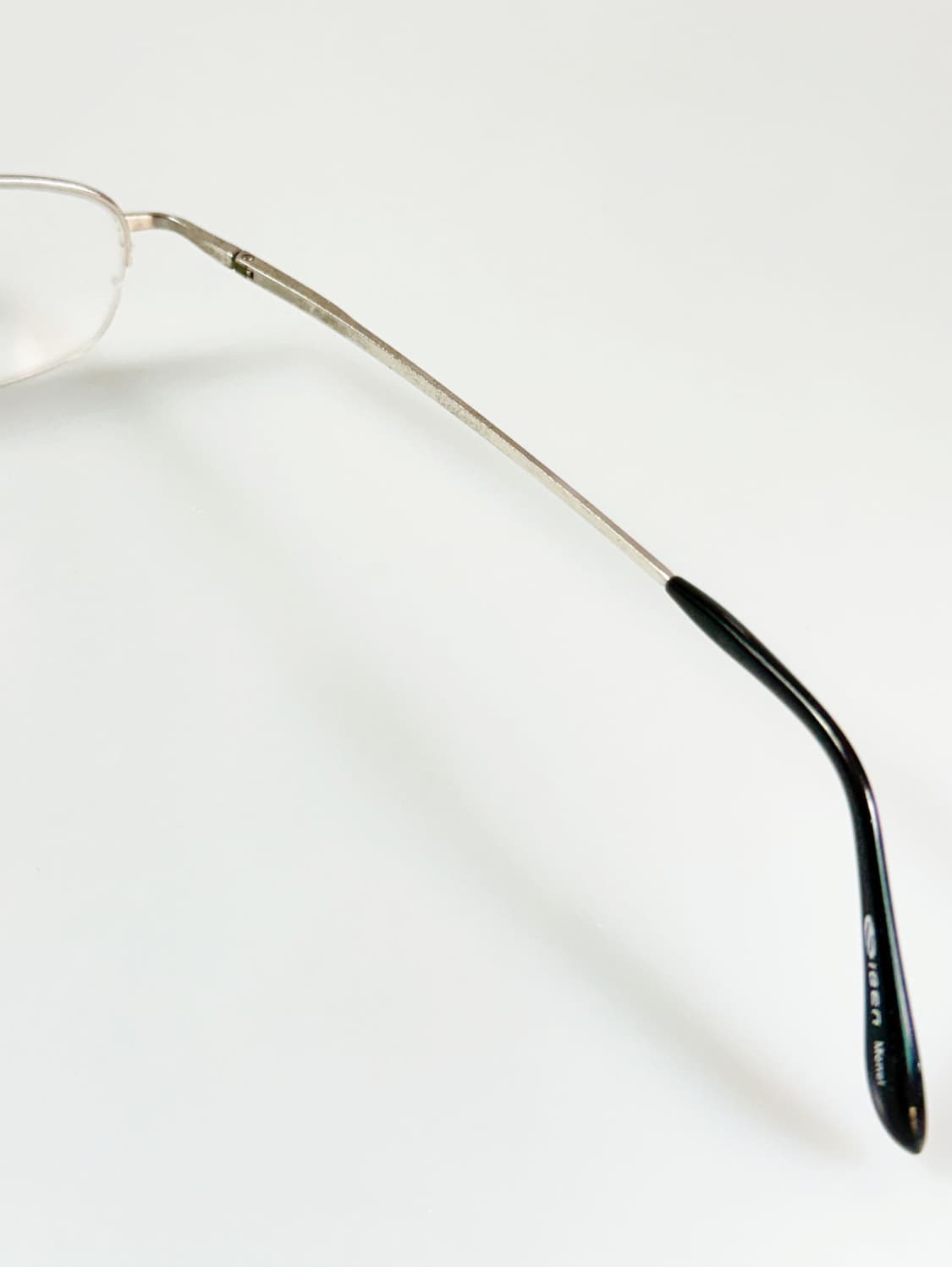 IGEN 실버 메탈 반무테 스퀘어 프레임 빈티지 안경 상품이미지6