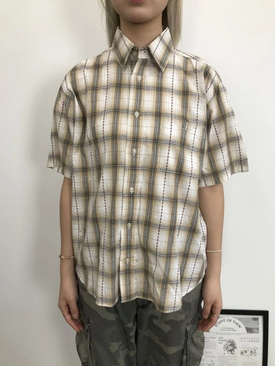 Michiko London Jeans Check Shirt 상품이미지2