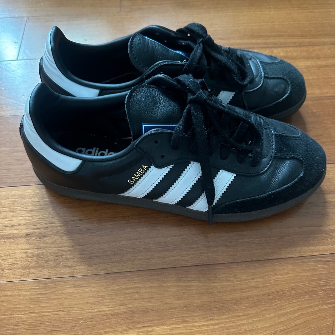 아디다스 삼바 OG 블랙 화이트 검  상품이미지5