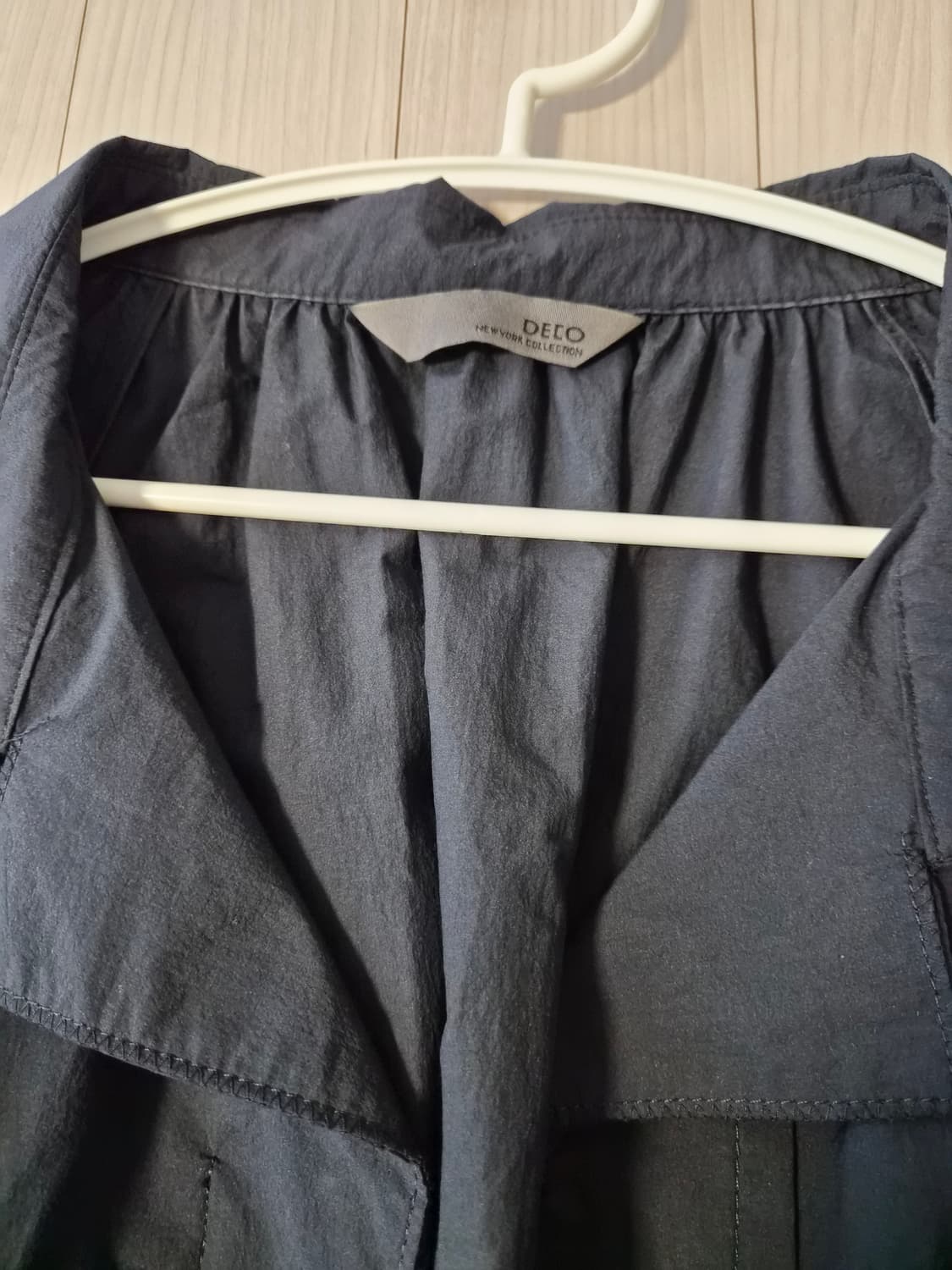 [DECO] 데코 뉴욕 컬렉션 네이비 롱 트렌치 코트 (S사이즈) 상품이미지3