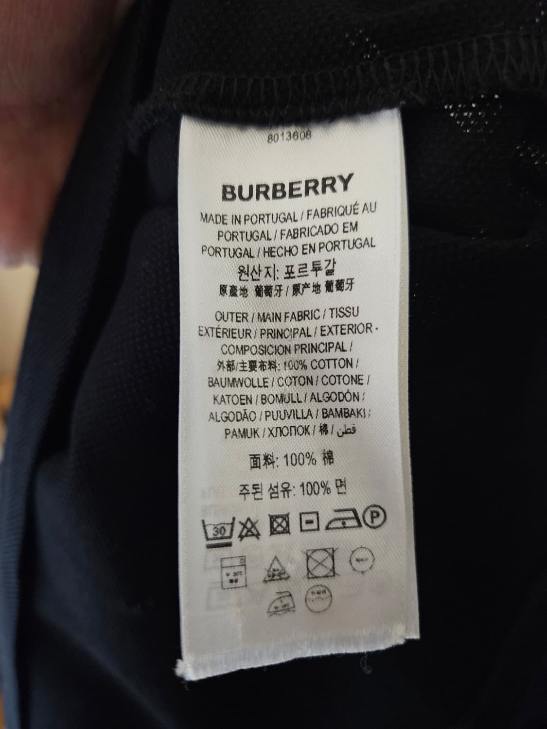 L) 버버리 TB로고 반팔 카라티 폴로티 상품이미지6