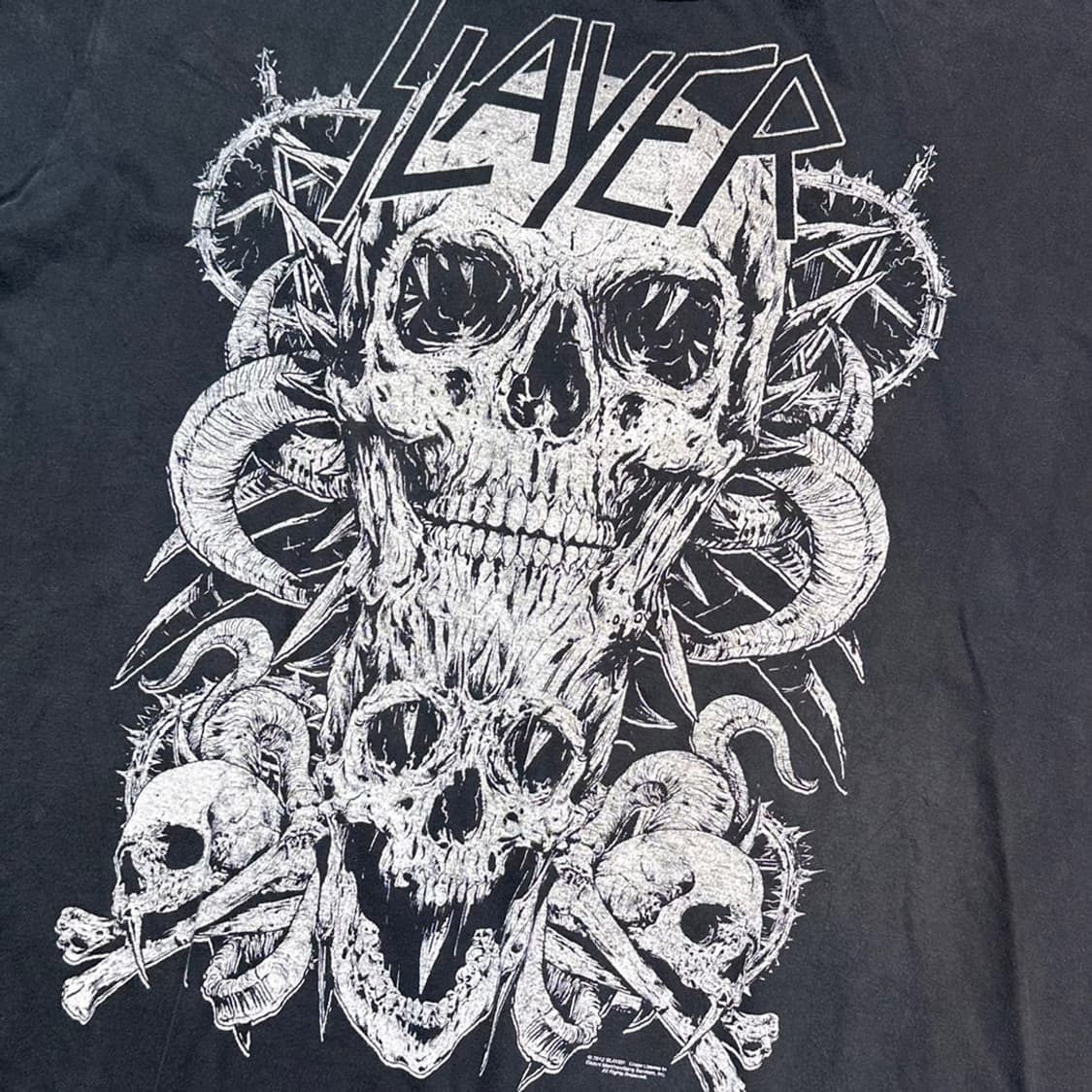 슬레이어 Slayer 메탈밴드 프린팅 티셔츠 상품이미지3