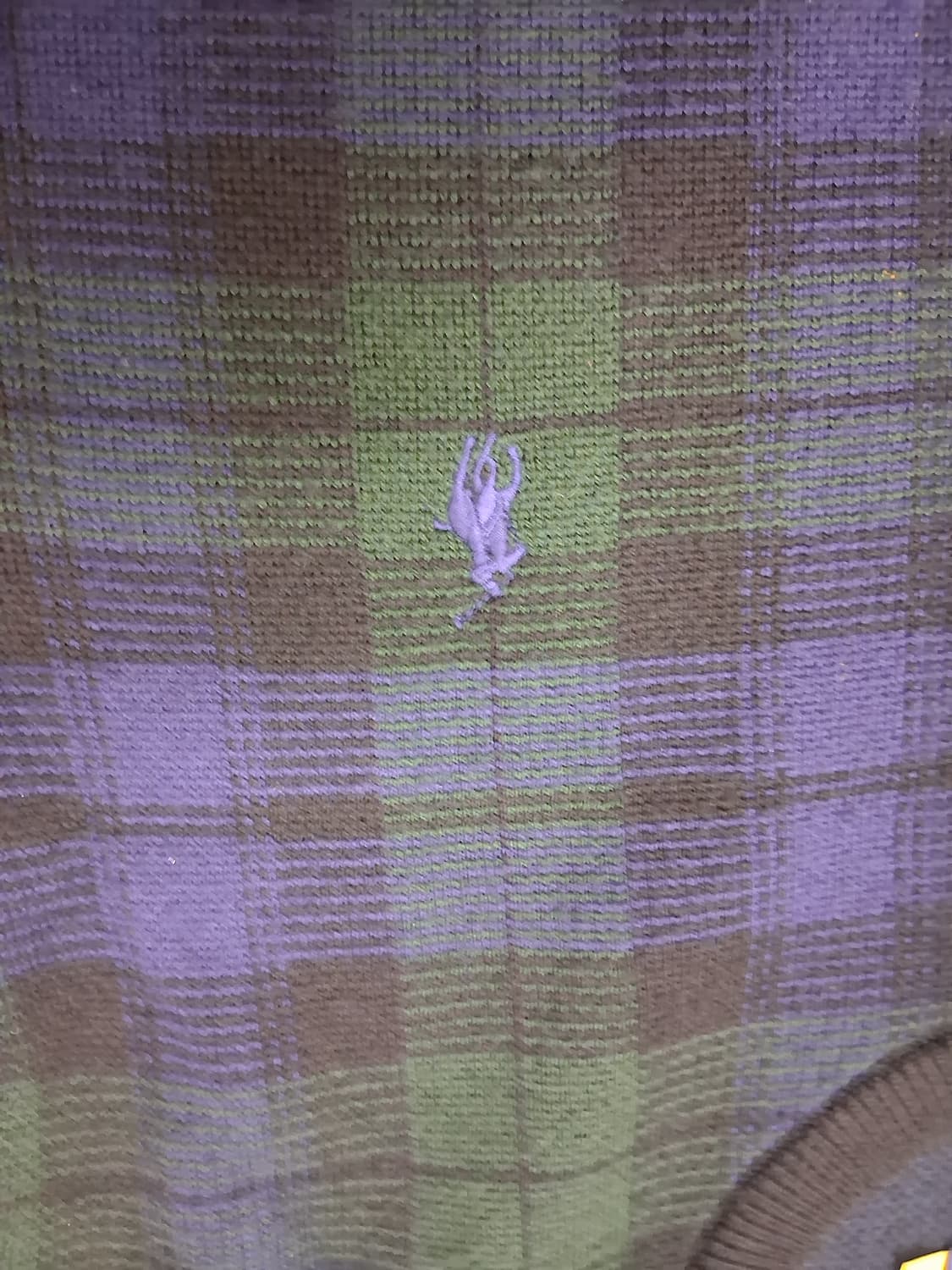 상태최강/최저가)폴로 랄프로렌 체크 메리노 울 스웨터 XL(105~110 상품이미지2