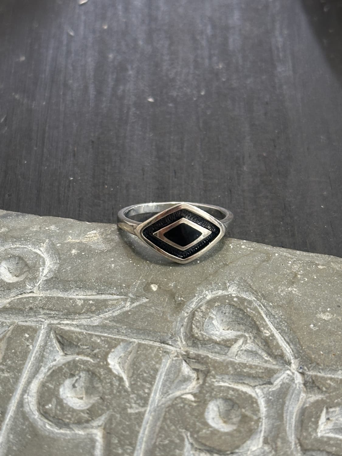 Noir Frame 925Silver Ring 상품이미지5