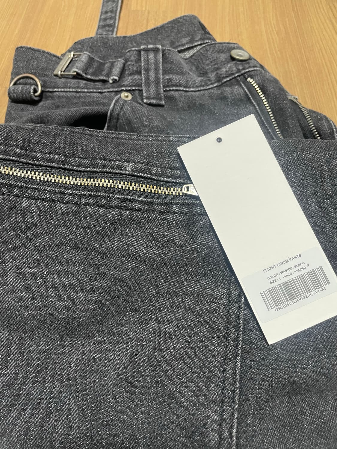 프로젝트 gr 플라이트 데님 블랙 / 1사이즈 (현 프로토콜 인덱스) 상품이미지7