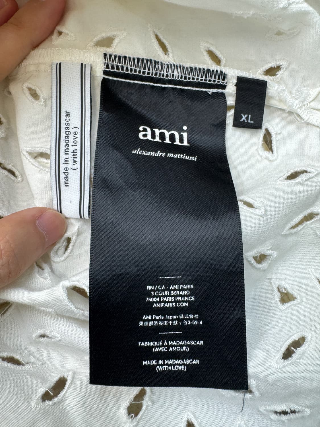 아미 엠브로이더드 하프 셔츠 상품이미지6