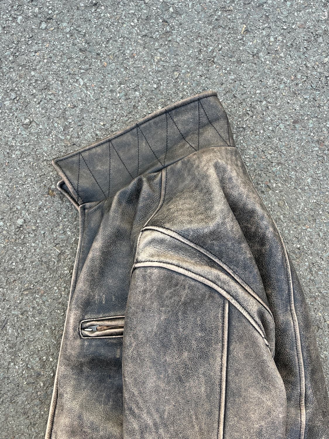 [XL] 90s 빈티지 리바이스 싱글 레더 상품이미지4