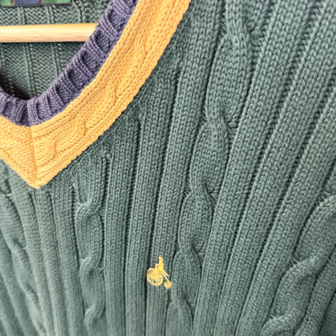 [100] 빈폴 꽈배기 크리켓 니트 스웨터  상품이미지3