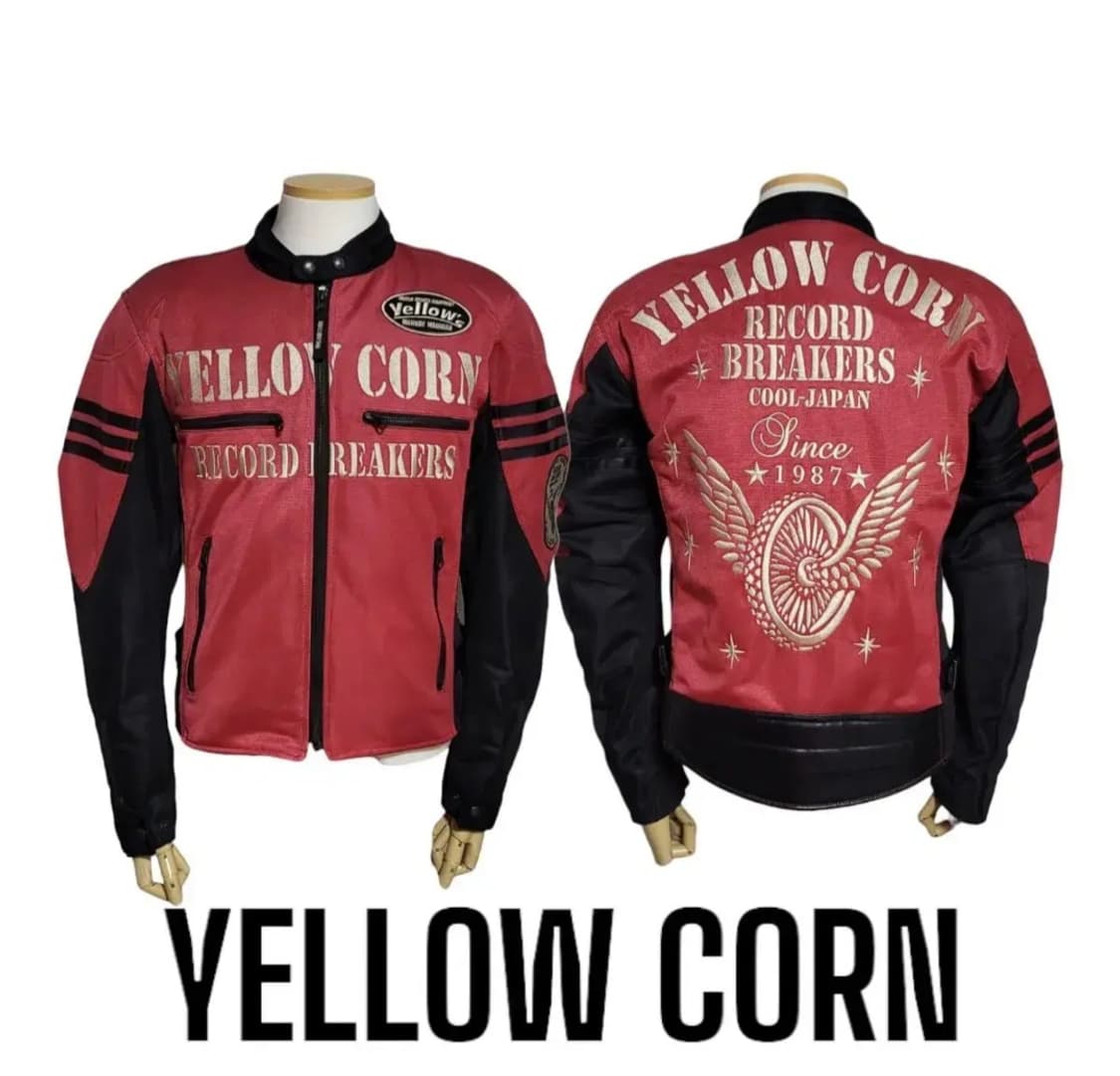 (m) 90s 옐로우콘 바이크자켓 yellowcorn 모터사이클자켓 상품이미지1