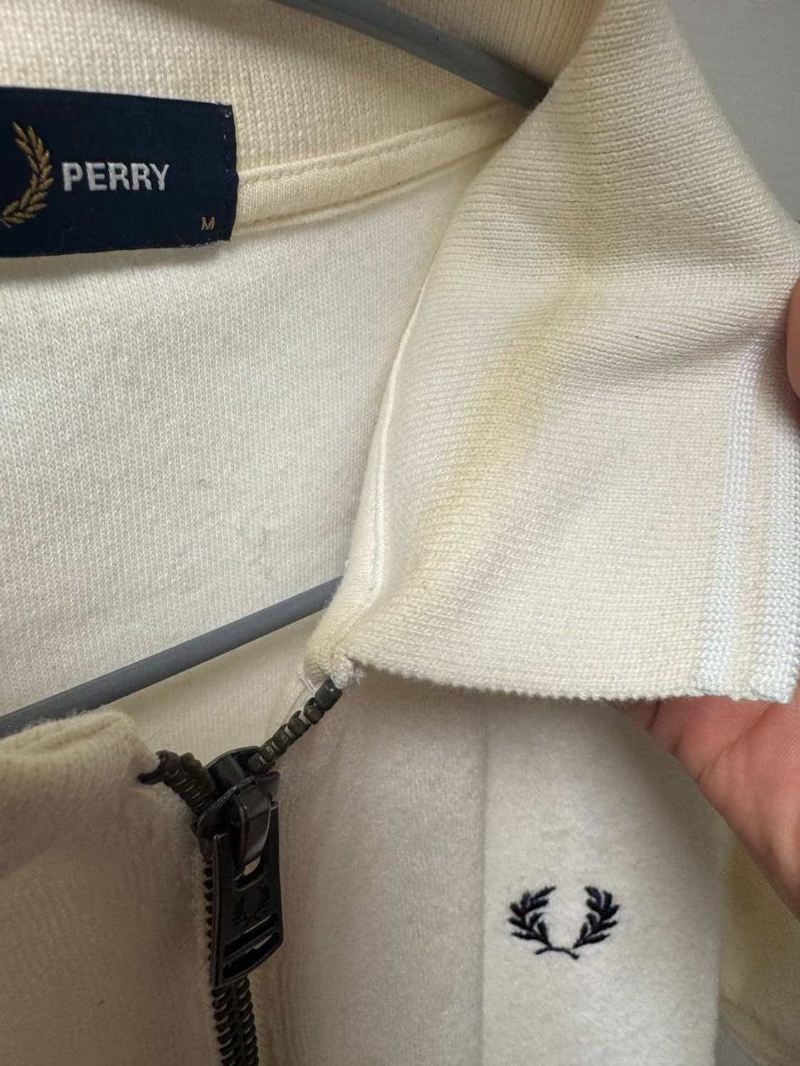 Fred Perry Crepe Pique Zip Neck Shirt 상품이미지4