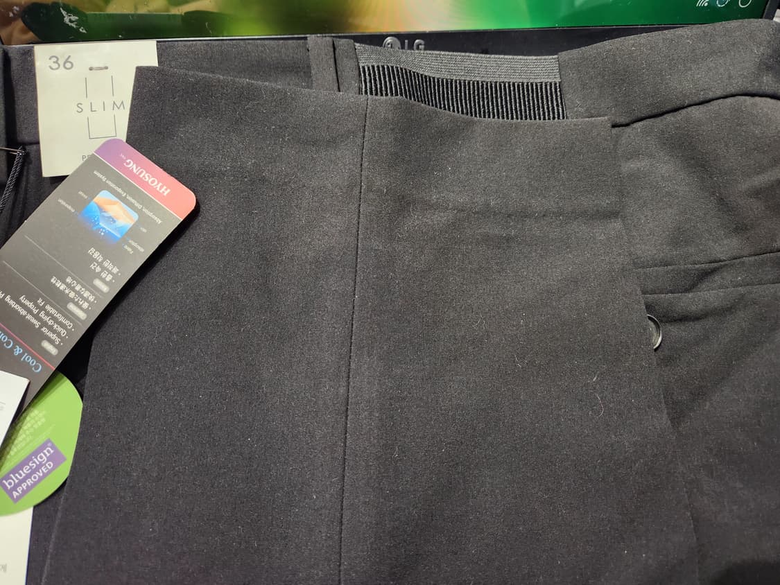 남자슬림핏 남성바지 36인치 상품이미지4