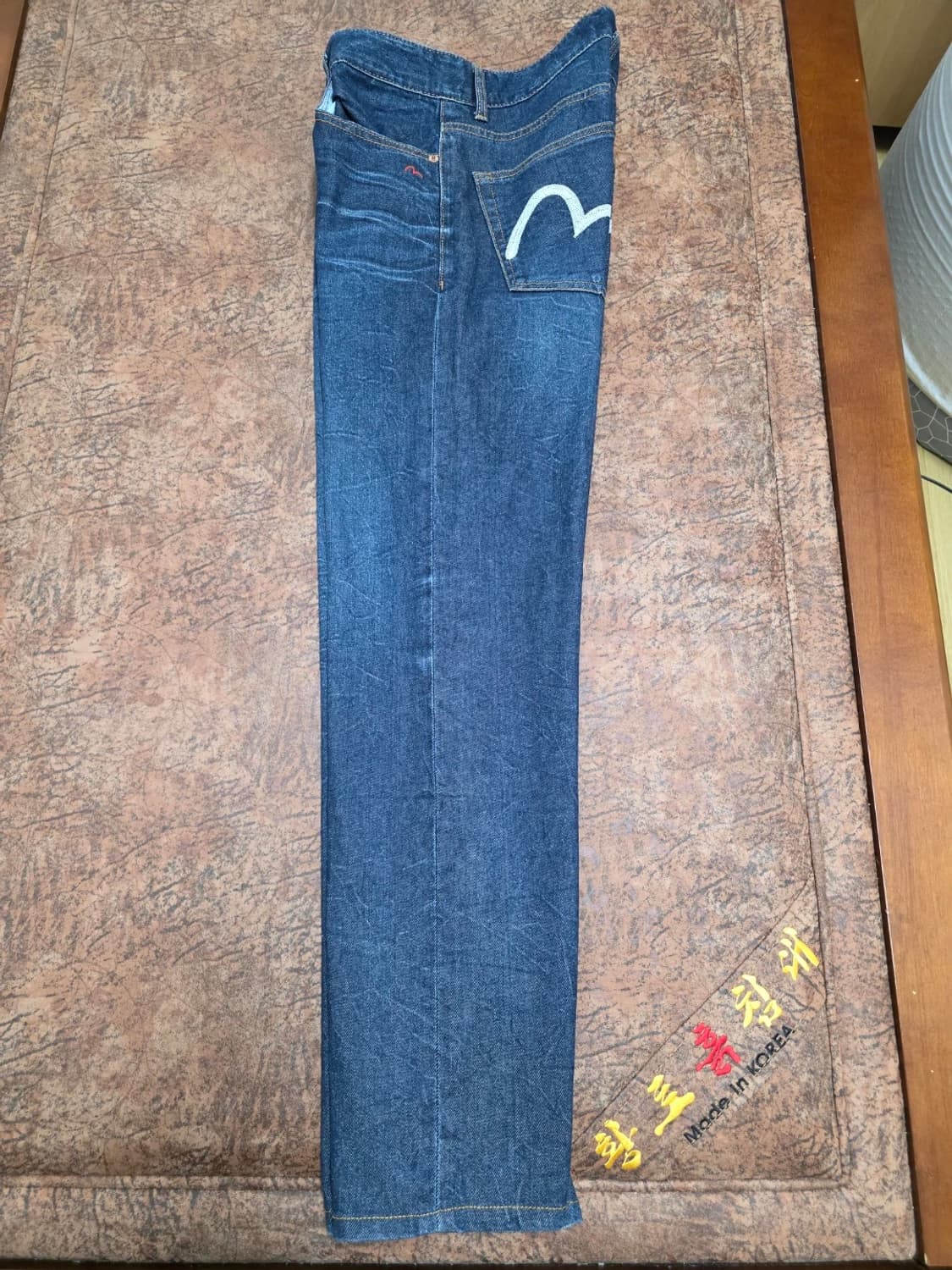 에비수 슬림 스트레이트핏 데님 팬츠 청바지 32 상품이미지4