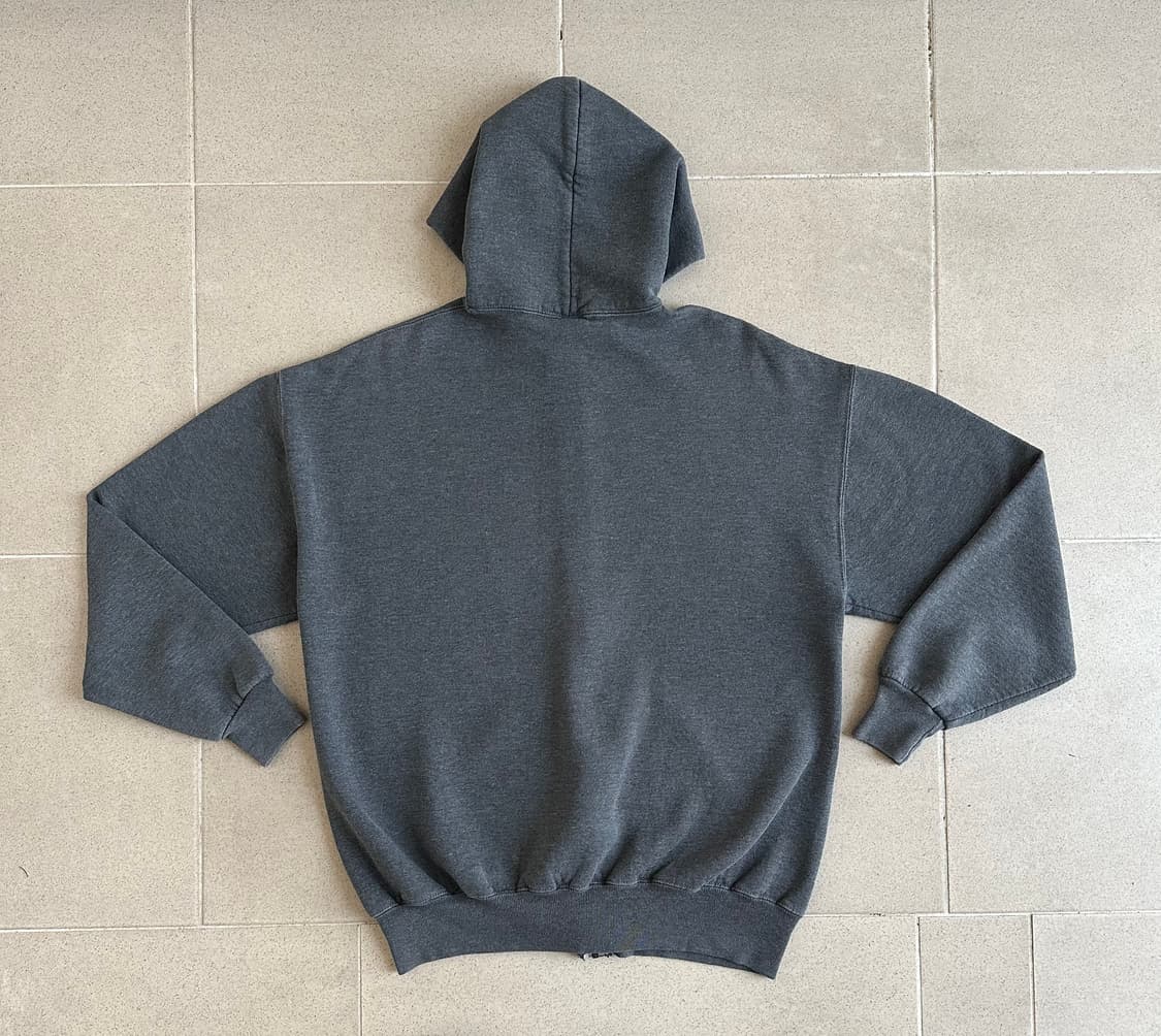 90s 빈티지 러셀 후드집업 다크그레이 XL 상품이미지2