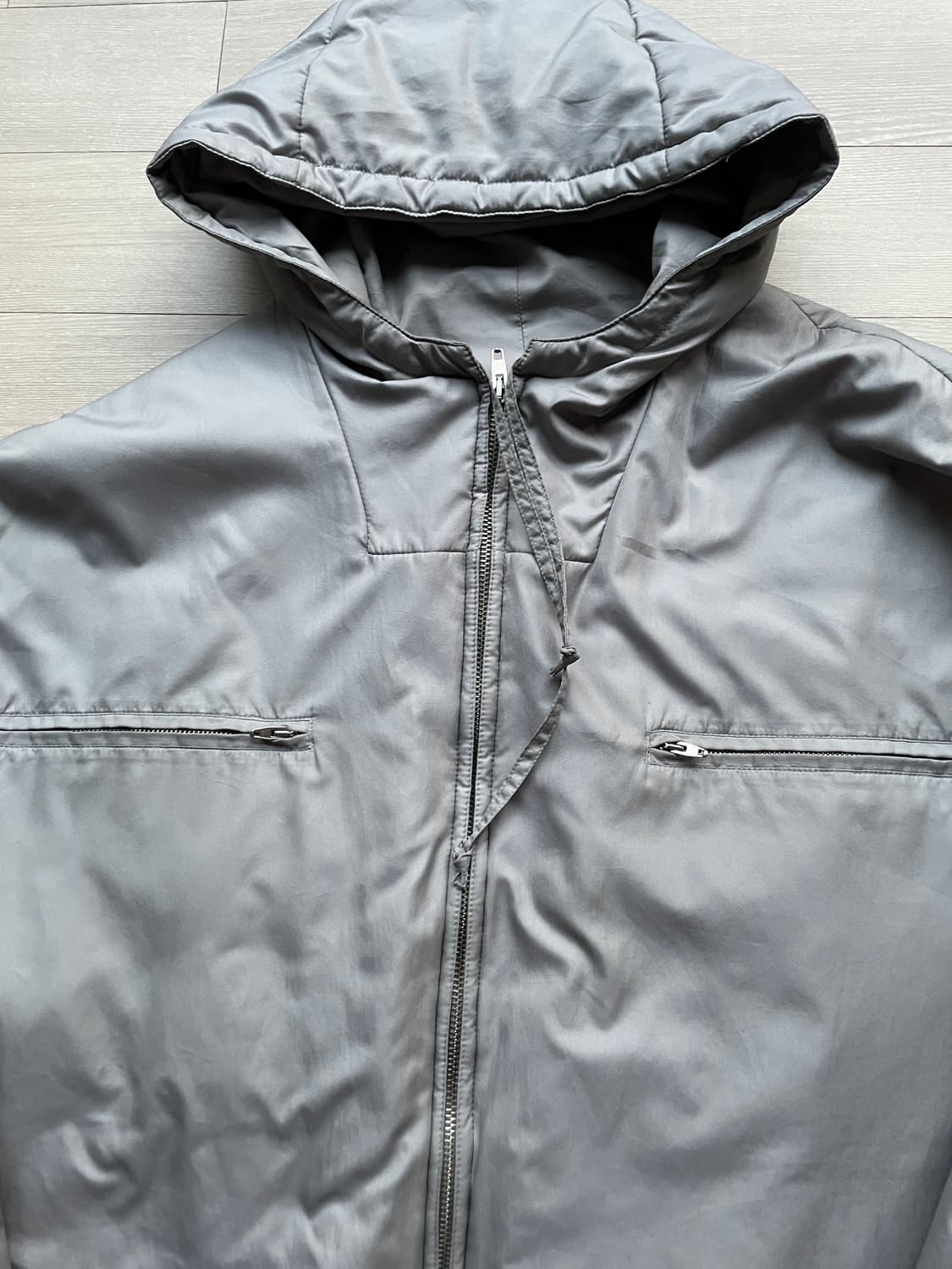 90s 헬무트 랭 패디드 집업 파카 아카이브 빈티지 비엔나 태그 상품이미지4