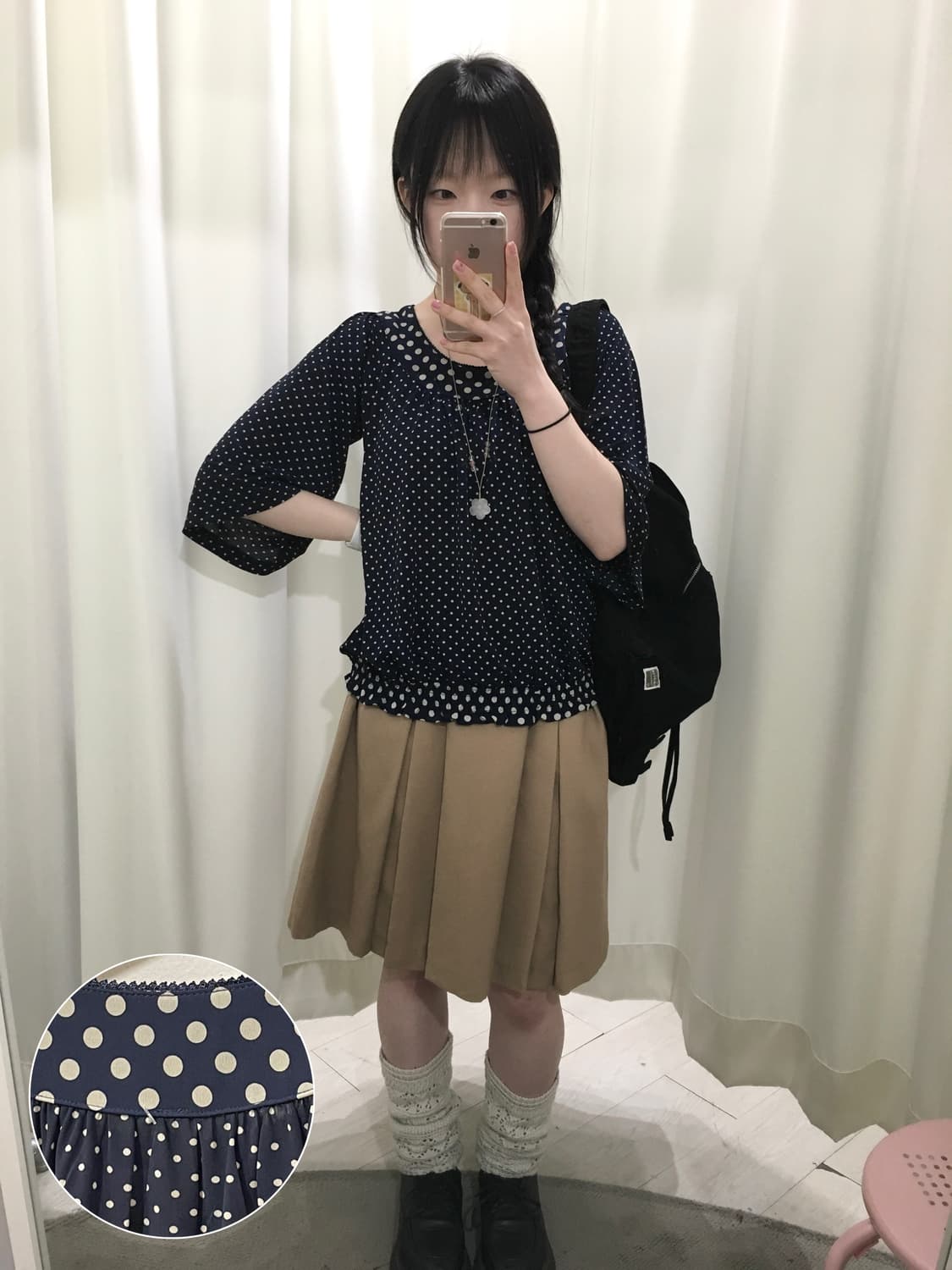 e.a.p dot blouse 상품이미지1