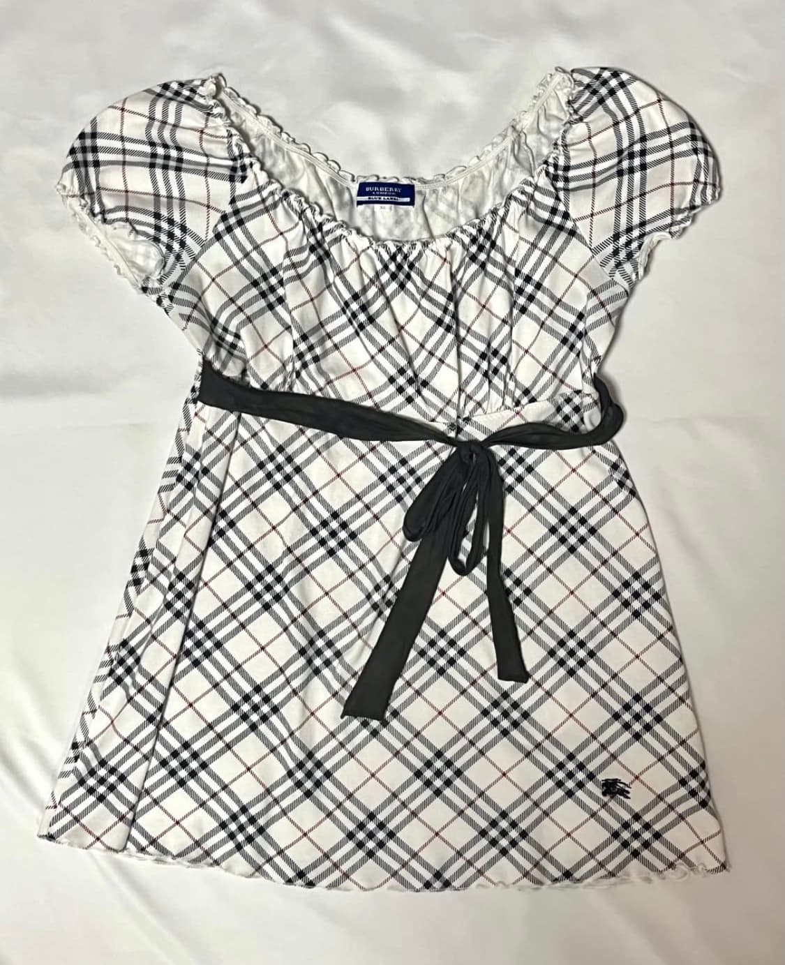 버버리 burberry 블루라벨 노바체크 리본 블라우스 상품이미지1