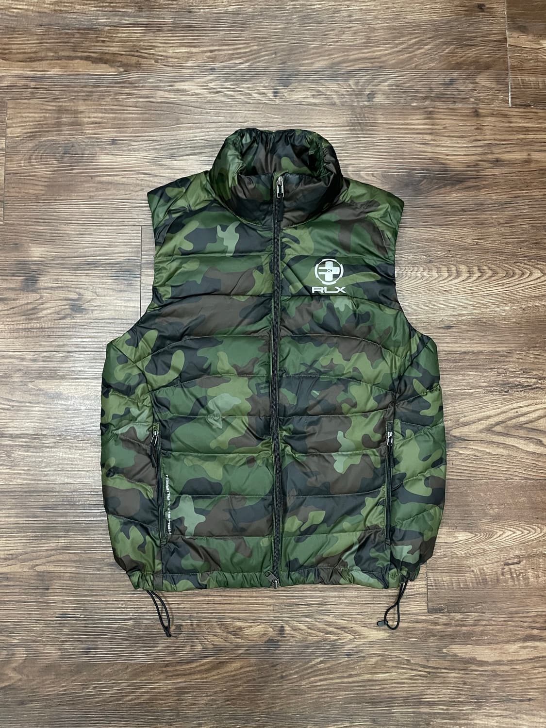 폴로 랄프로렌 RLX 카모 다운 푸퍼 베스트 패딩조끼 상품이미지1