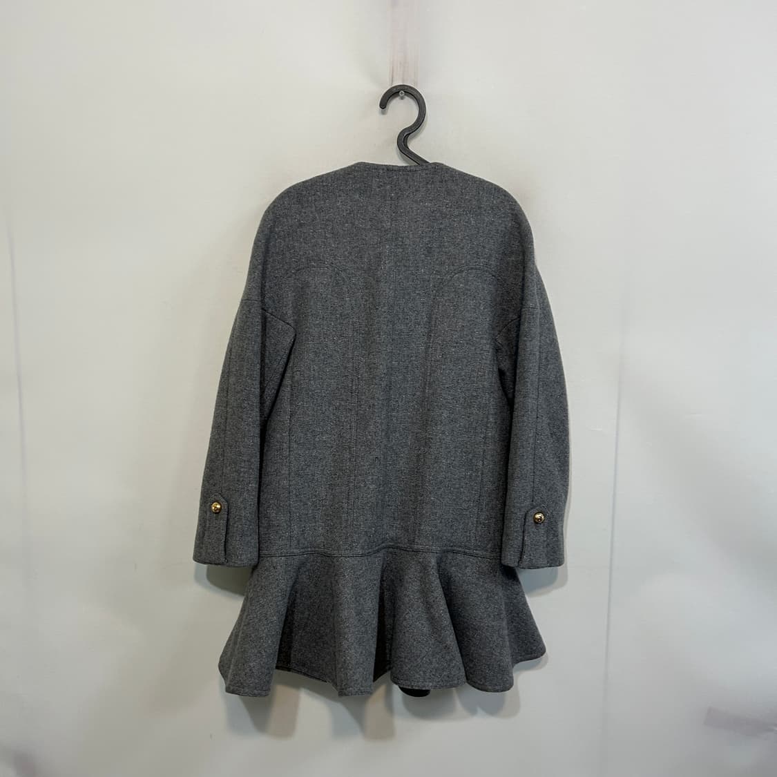 럭키슈에뜨 코트 36사이즈 그레이 상품이미지3