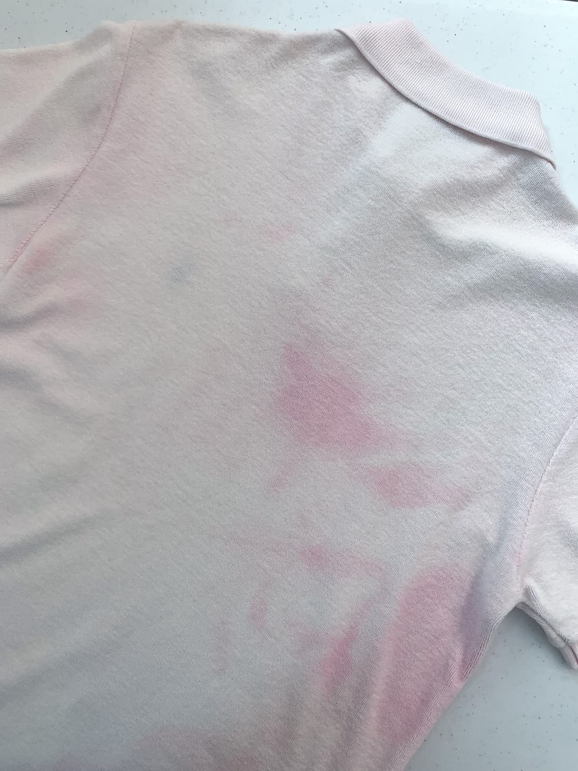 여성 95 폴로 랄프로렌 타이다이 핑크 테리 반팔 상품이미지6