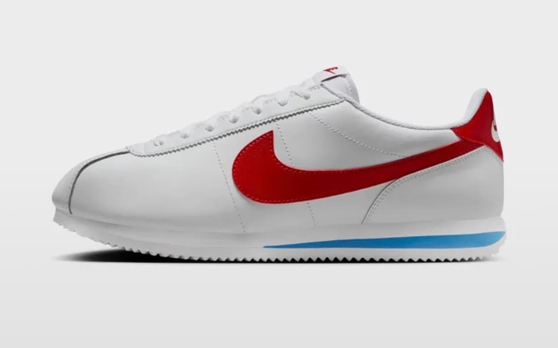 나이키 우먼스 코르테즈 화이트바시티레드 신품 상품이미지2