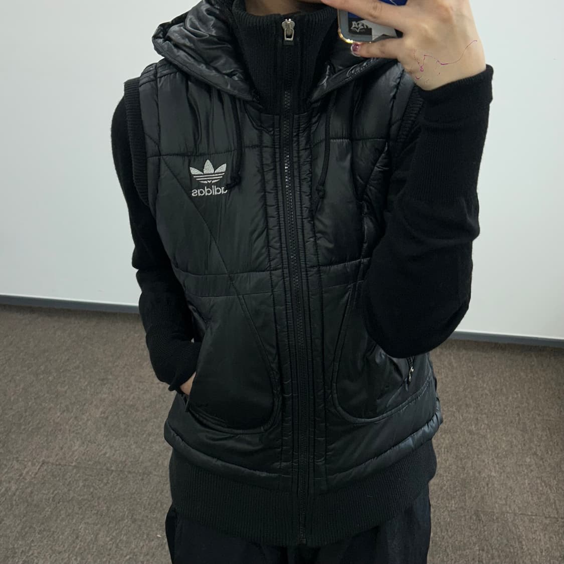 아디다스 00‘s 실버 파이어버드 패딩조끼 상품이미지2