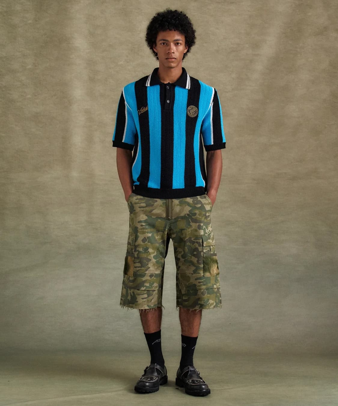 앤더슨벨 초회판 디포트 카모플라쥬 카고 쇼츠 48 상품이미지4