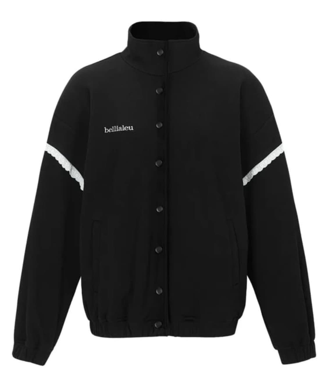 새상품급) 벨리아르 레이스 봄버 자켓 블랙 워니하우스 상품이미지1