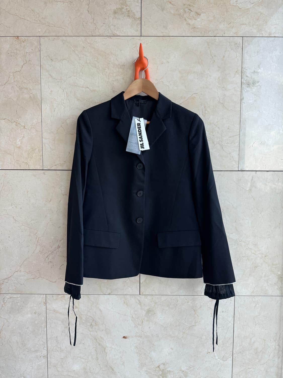 질샌더 JIL SANDER 레이어드 소매 블레이져 자켓 택 새상품 36 상품이미지2