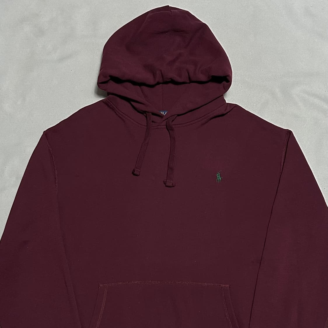 XL 폴로랄프로렌 버건디 후드티 상품이미지1