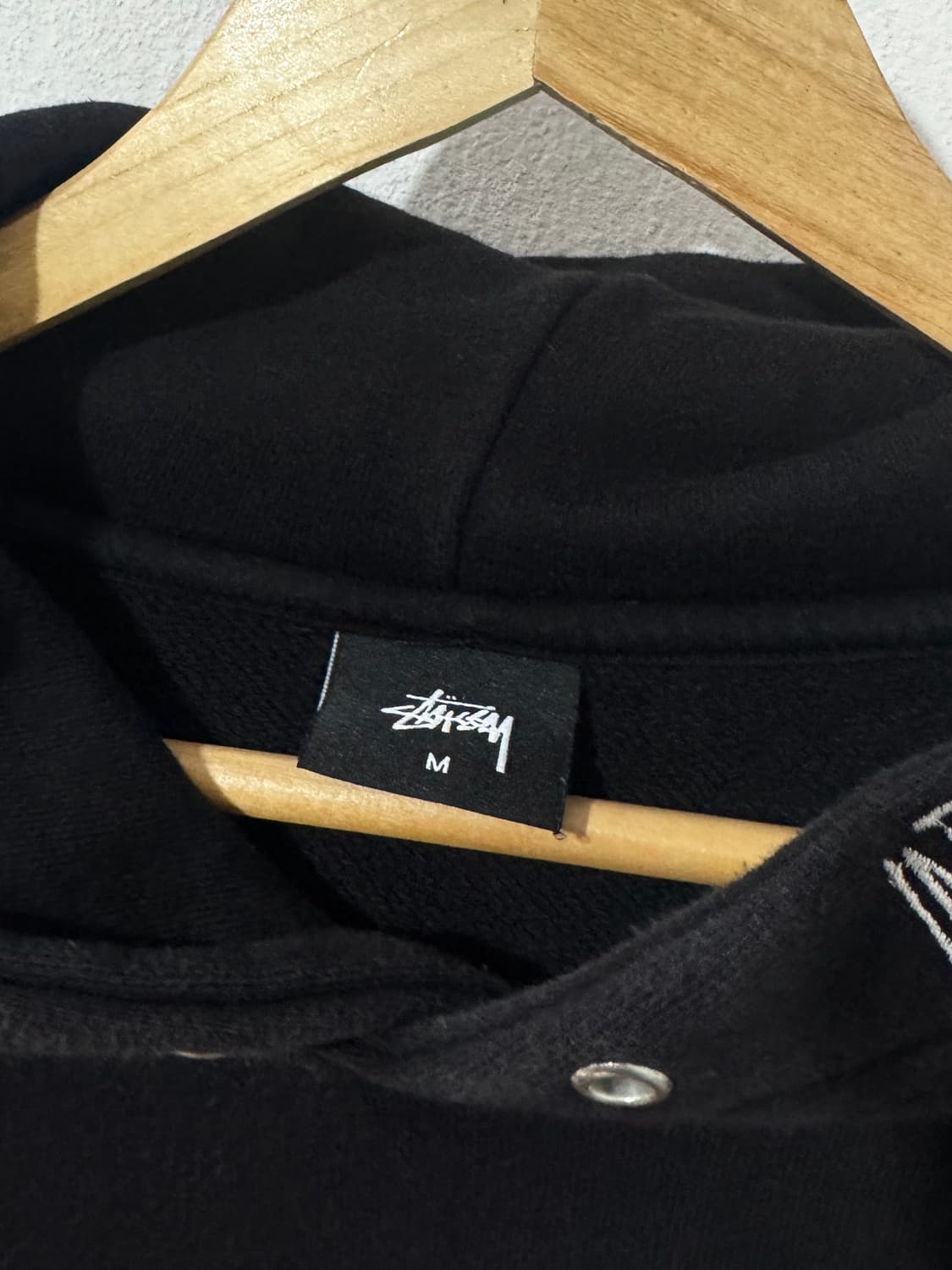 스투시 블랙 후드 상품이미지5