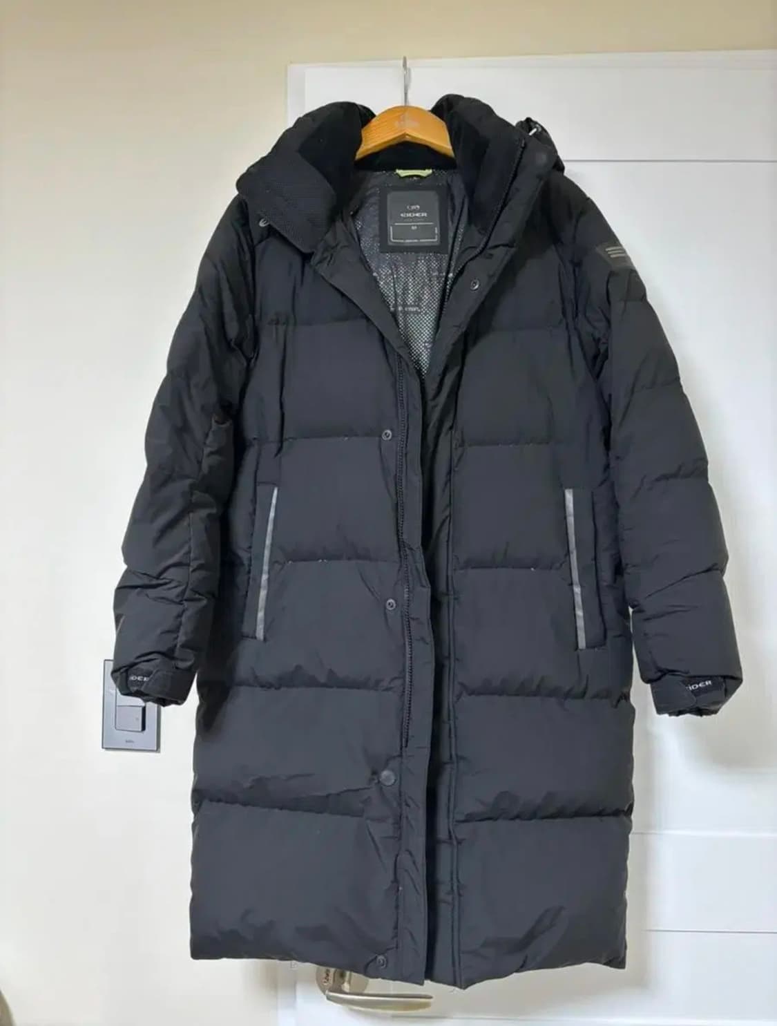 아이더 블랙 롱패딩 상품이미지1