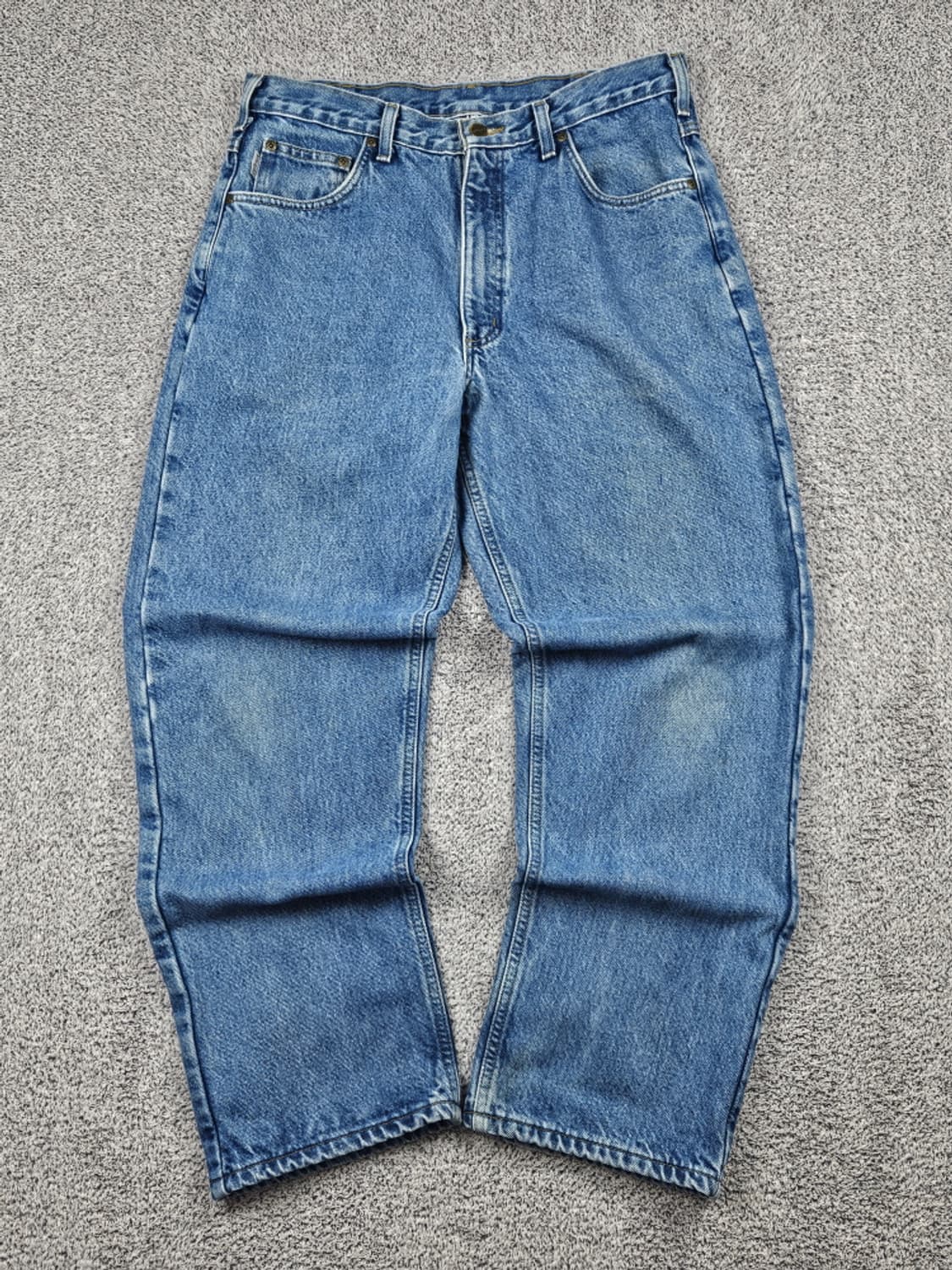 칼하트 헤비 플란넬 데님 워크 팬츠 ( 34 X 30 ) / 10375 상품이미지2